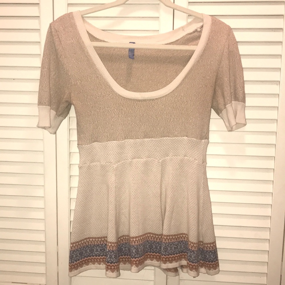 Free People cute knit top